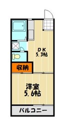 コーポラス志木の物件間取画像